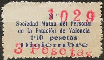 Espana Spain Stamp sellos Railway Trades Union Sellos Sindicato Ferroviario Espana